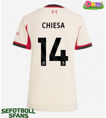 Liverpool Federico Chiesa #14 Bortatröja Kvinnor 2025-26 Kortärmad